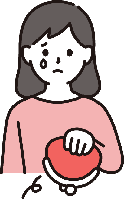費用や納期に悩む女性